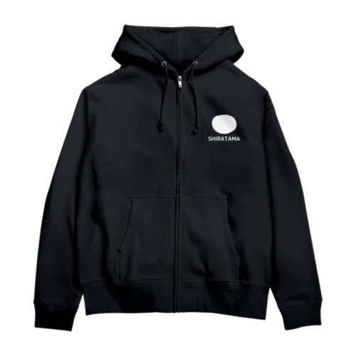 白玉（SHIRATAMA） Zip Hoodie