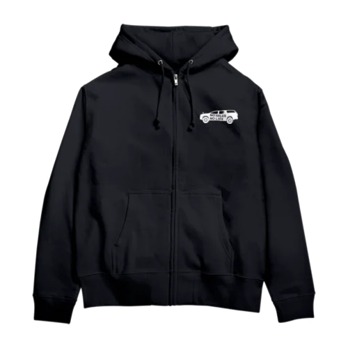 ノーハイラックスノーライフ ホワイト Zip Hoodie