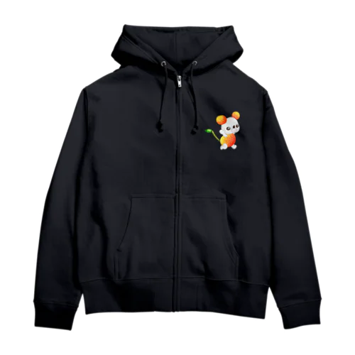 フルーツアニマル　サクランボネズミ Zip Hoodie