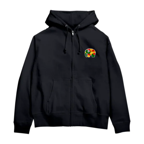 エレファント　レゲエ Zip Hoodie