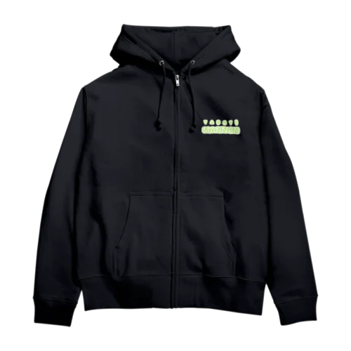 痩せてますけど Zip Hoodie