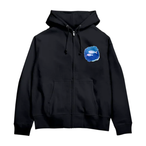 儚い魚 Zip Hoodie