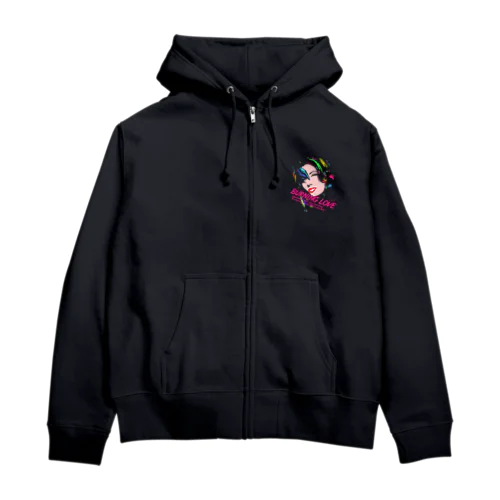 BURNING LOVE Zip Hoodie