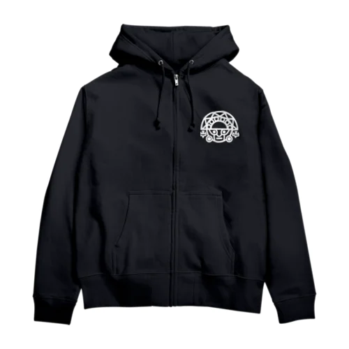 テゥミ ペルーの偶像 インカ帝国 ホワイト Zip Hoodie