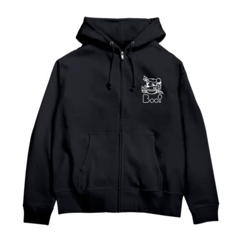 Boo!(ぶんぶくちゃがま) Zip Hoodie