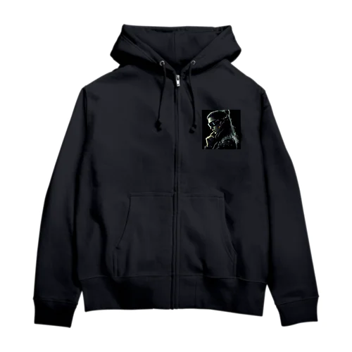 私の名前はmoon05 Zip Hoodie