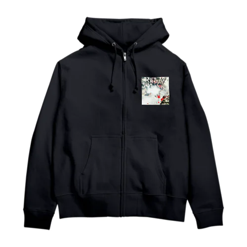 波動シリーズ Zip Hoodie