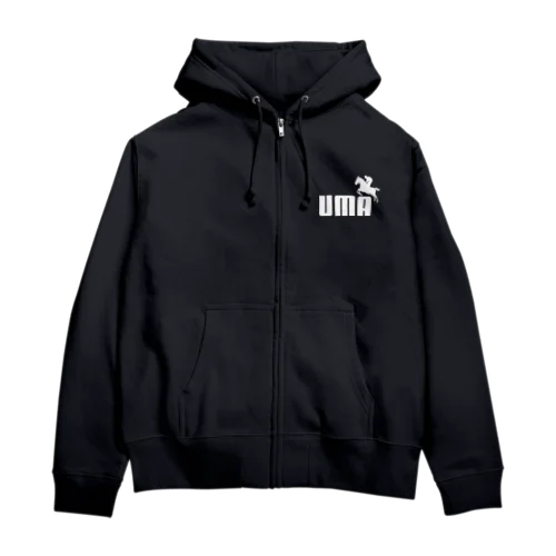 UMA（白） Zip Hoodie