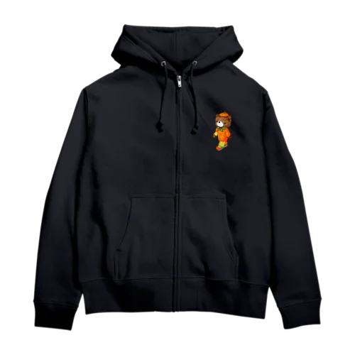 フルーツファッション　カキ Zip Hoodie