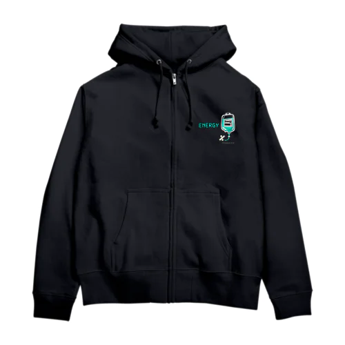 新 エナジー点滴 Zip Hoodie