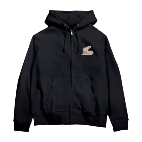 胸毛 Zip Hoodie