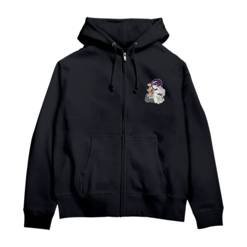 葉月なちゅえ＆ほわぷりちんちらーずコラボグッズ Zip Hoodie