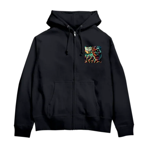 アメコミ風ウォーキングデット・ウォーカー② Zip Hoodie