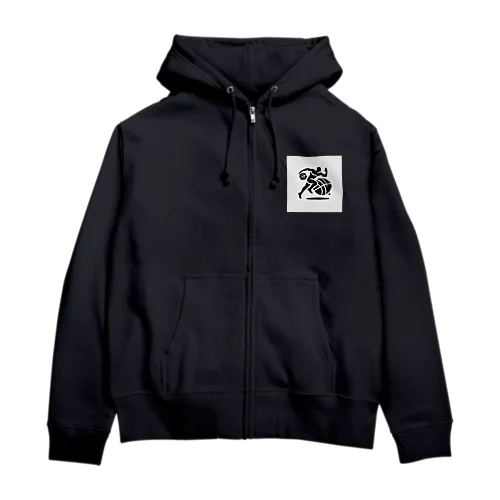 バスケットマン Zip Hoodie