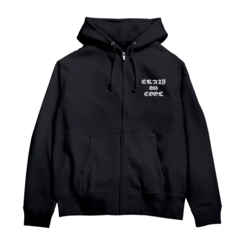 Crazy and cool Zip Hoodie