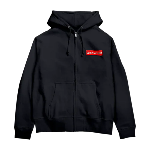 赤い業務改善モデル Zip Hoodie