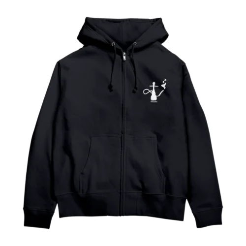 シーシャシルエットロゴパーカー Zip Hoodie