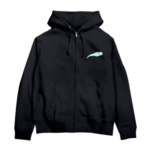 トラフザメ(白) Zip Hoodie