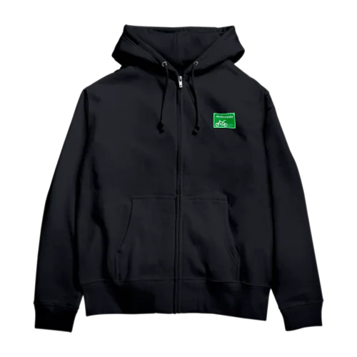 dubluvyobs bike logo Zip Hoodie