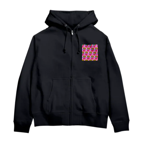 誘惑のフライドポテト🍟　ピンクAO / FRENCH FRIES GULTY PLEASURE Zip Hoodie