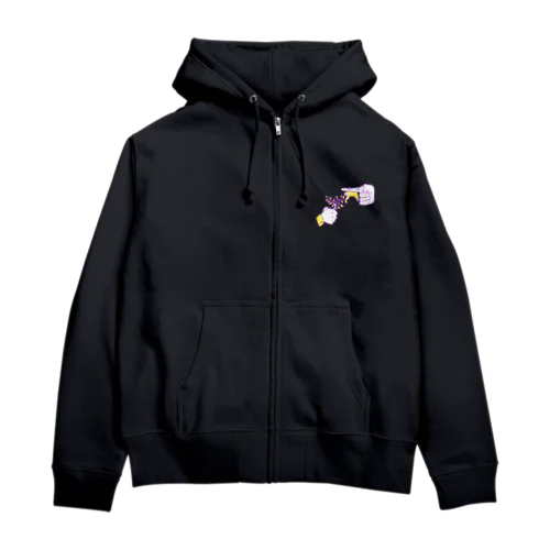 怠け者 Zip Hoodie