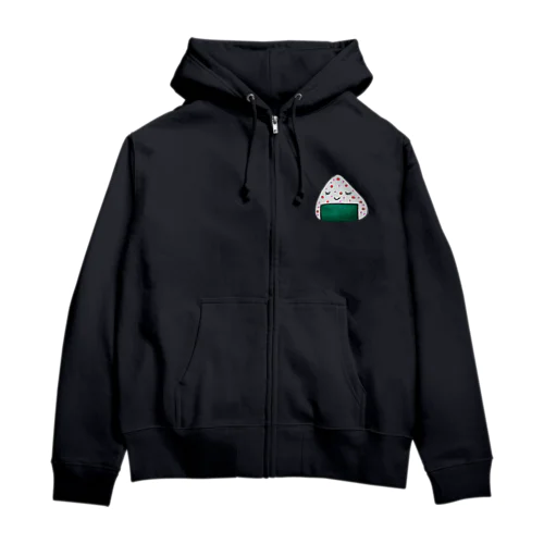 ねてるおにぎり Zip Hoodie