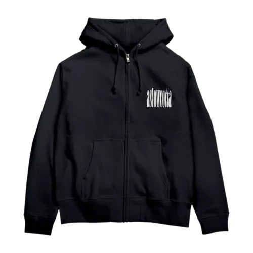 aslowcotta ジップアップパーカー Zip Hoodie