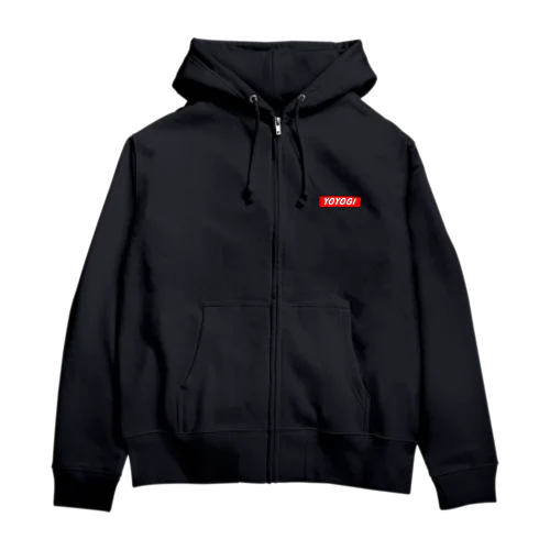 YOYOGI ボックスロゴ Zip Hoodie