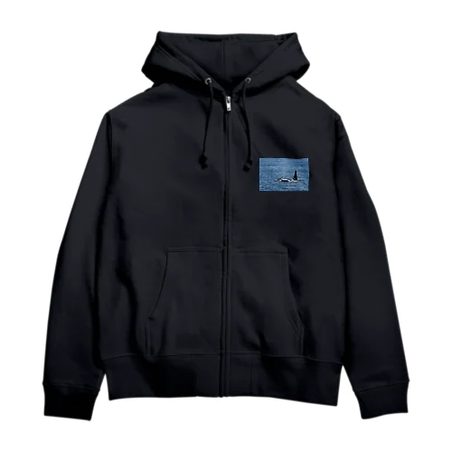 シャチとの遭遇 Zip Hoodie