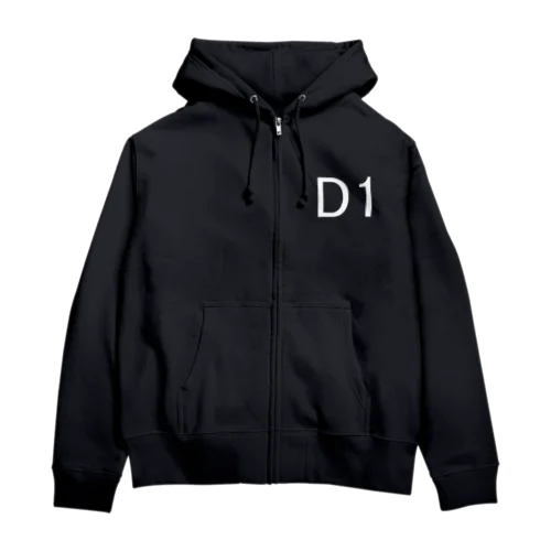 闇のD1 Zip Hoodie