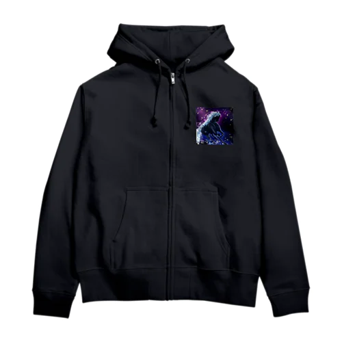 馬の夜空 Zip Hoodie