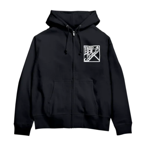 職人〜Craftsman〜(白ロゴ) Zip Hoodie