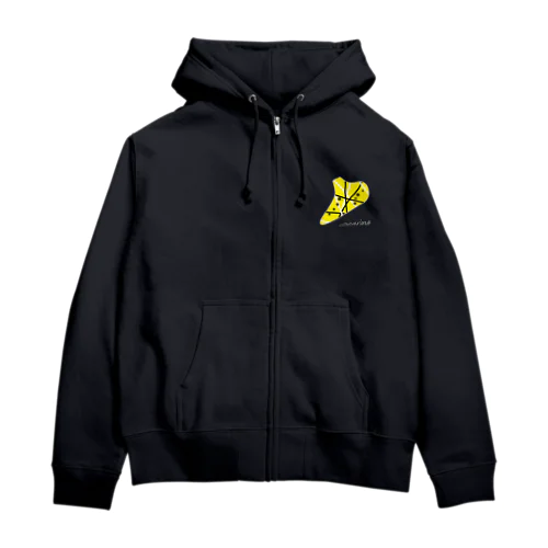 ocarina イエローライン入り Zip Hoodie