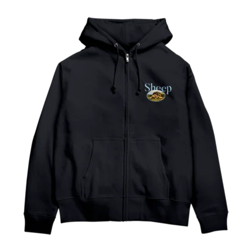 Northern Sky Sheep Farm Zip Hoodie