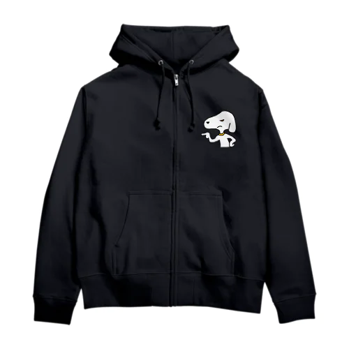 わるいイヌ Zip Hoodie