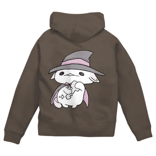 「かぎをぬすんじゃうぞ」 Zip Hoodie