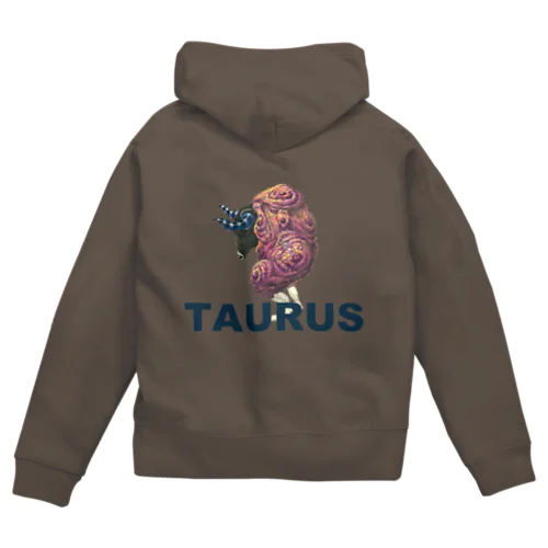 Taurus ジップパーカー