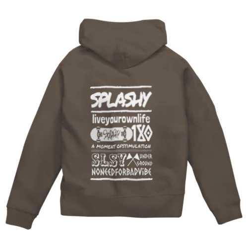 SK8SLSY  Zip Hoodie