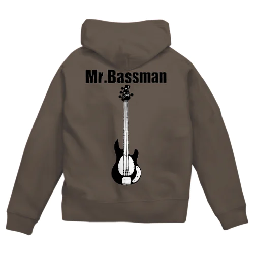 Mr.Bassman ジップパーカー