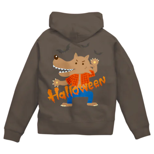 HALLOWEEN_オオカミ男 Zip Hoodie