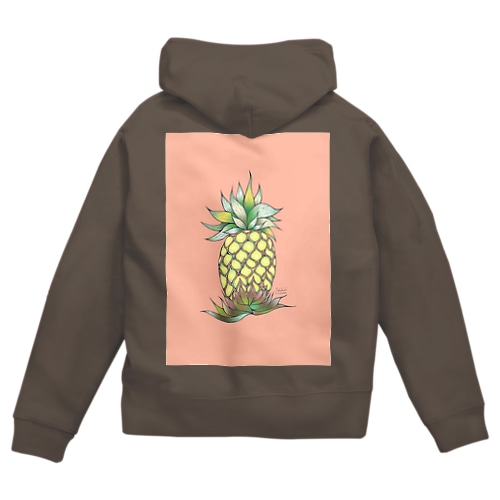 pineapple Zip Hoodie