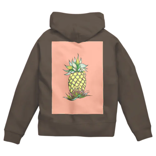 pineapple ジップパーカー