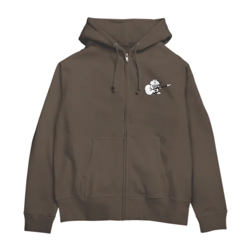 No.19 もち子と君のギタージップパーカー Zip Hoodie