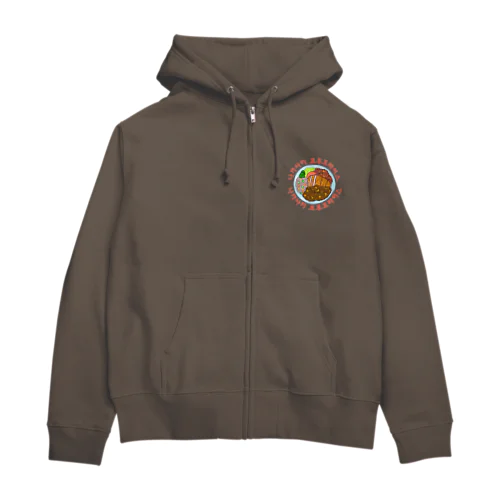 長崎トルコライス　ハングルデザイン Zip Hoodie