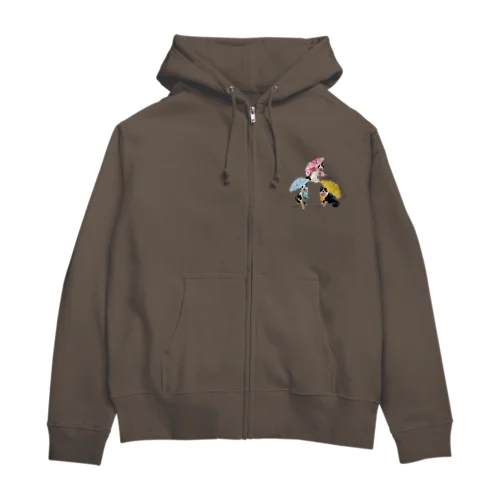 花傘ー空海陸ちゃん Zip Hoodie