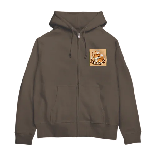 柴犬、縄文☆彡古代くん Zip Hoodie