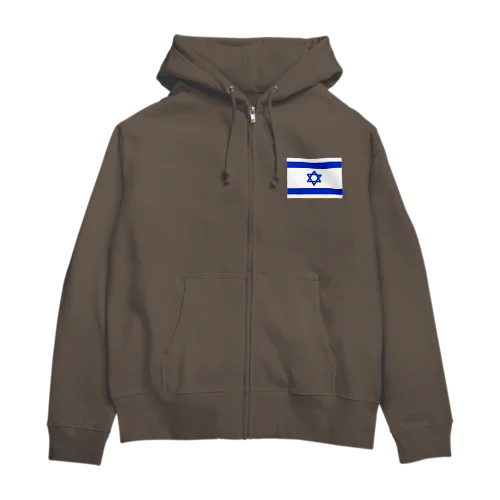 イスラエルの国旗 Zip Hoodie