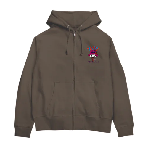 つるこまんじゅう Zip Hoodie