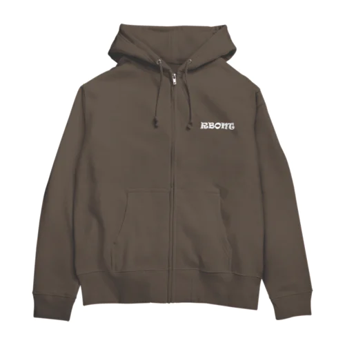 ブル ジップパーカー　ロゴ入り Zip Hoodie