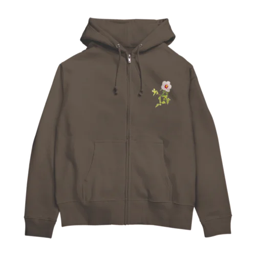 お花のステキな Zip Hoodie